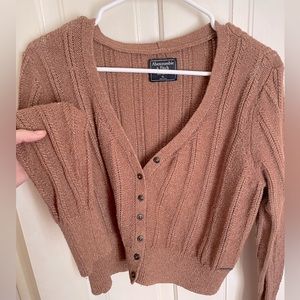✨ABERCROMBIE AND FITCH✨ Cropped Cardigan